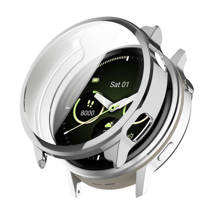 ENKAY Hat-Prince Cover per orologio con copertura completa in TPU galvanizzato e protezione dello schermo, For Garmin Venu 4 45mm, For Garmin Venu 4 41mm