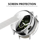 ENKAY Hat-Prince Cover per orologio con copertura completa in TPU galvanizzato e protezione dello schermo, For Garmin Venu 4 45mm, For Garmin Venu 4 41mm
