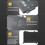Batteria per laptop da 3653 mAh per Asus Mars15 / Mars15(VX60GT9300) / Mars15(VX60GT9750), B31N1732