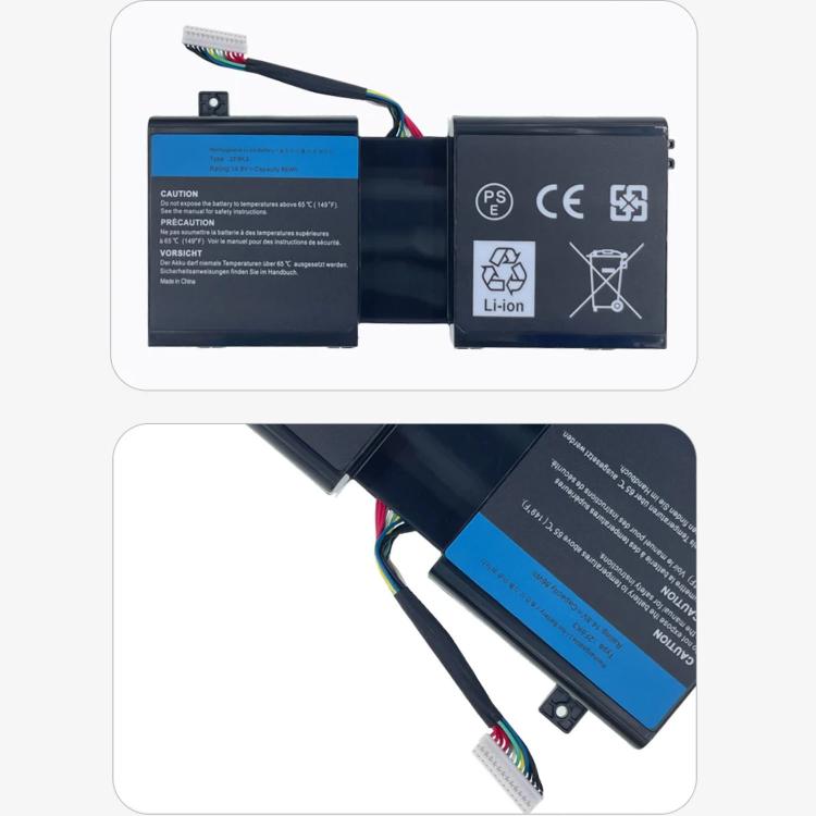 Batteria da 5500 mAh per laptop Dell Alienware 17 / Alienware 18, 2F8K3