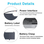 Batteria per laptop da 4120 mAh per Lenovo ThinkPad E450 E450C E455 E460, 45N1754-E450