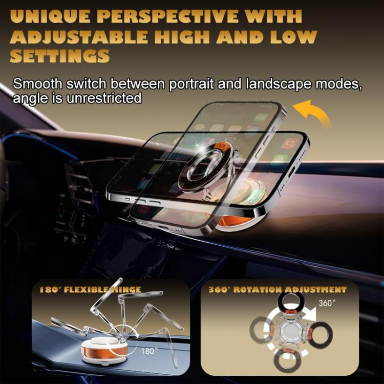 Supporto magnetico per auto con ventosa da cruscotto M7, M7