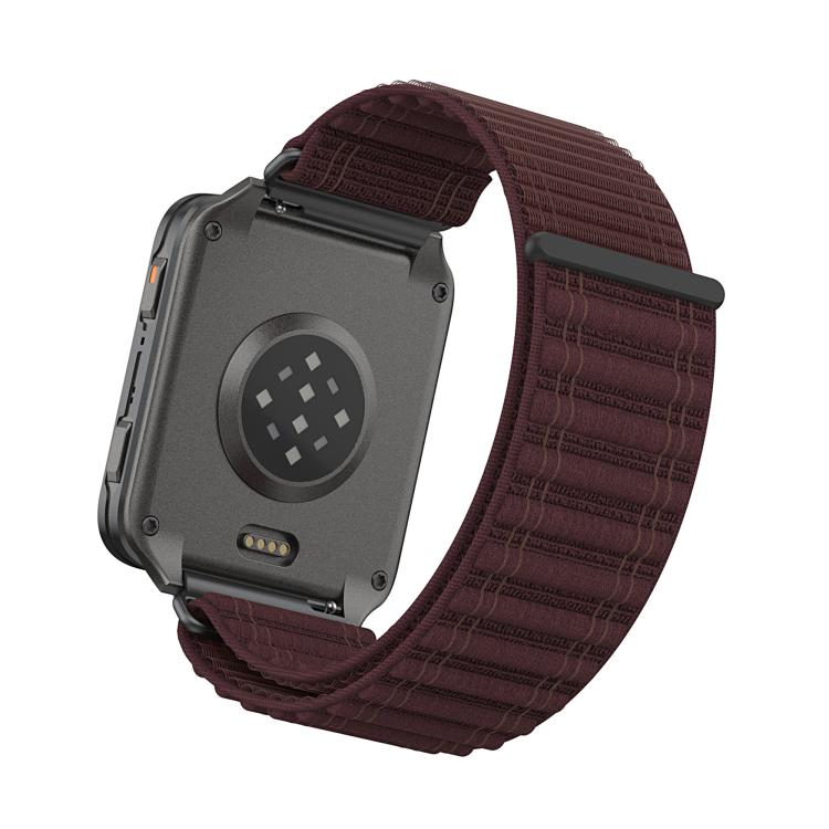 Cinturino per orologio in nylon con motivo a onde di montagna., For Garmin Venu X1