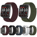 Cinturino per orologio in nylon con motivo a onde di montagna., For Garmin Venu X1