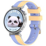 Cinturino per orologio in silicone bicolore con texture effetto cristallo di ghiaccio, giunzione a sinistra e a destra., 18mm