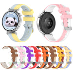 Cinturino per orologio in silicone bicolore con texture effetto cristallo di ghiaccio, giunzione a sinistra e a destra., 18mm