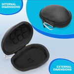 For Logitech MX Master 4 / 3S Mouse Carrying Case Portable PU Hard Shell Protective Case for Outdoor Use, For Logitech MX Master 4 / 3S