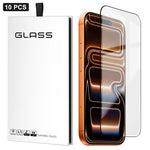 10 pezzi Pellicola in vetro temperato ad alto contenuto di alluminio, ultra sottile, con serigrafia HD a ultrasuoni, spessore 0,18 mm, For iPhone 17e / 16e, For iPhone 17 Pro Max, For iPhone 17 Pro, For iPhone 17, For iPhone Air, For iPhone 16 Pro Max ...