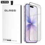 10 pezzi Pellicola in vetro temperato ad alto contenuto di alluminio, ultra sottile, con serigrafia HD a ultrasuoni, spessore 0,18 mm, For iPhone 17e / 16e, For iPhone 17 Pro Max, For iPhone 17 Pro, For iPhone 17, For iPhone Air, For iPhone 16 Pro Max ...