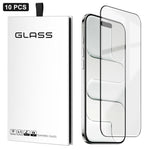10 pezzi Pellicola in vetro temperato ad alto contenuto di alluminio, ultra sottile, con serigrafia HD a ultrasuoni, spessore 0,18 mm, For iPhone 17e / 16e, For iPhone 17 Pro Max, For iPhone 17 Pro, For iPhone 17, For iPhone Air, For iPhone 16 Pro Max ...