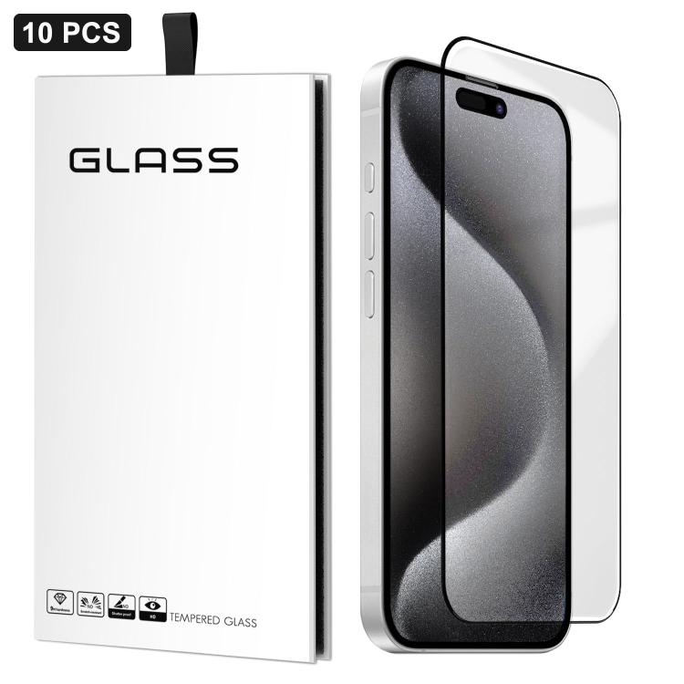 10 pezzi Pellicola in vetro temperato ad alto contenuto di alluminio, ultra sottile, con serigrafia HD a ultrasuoni, spessore 0,18 mm, For iPhone 17e / 16e, For iPhone 17 Pro Max, For iPhone 17 Pro, For iPhone 17, For iPhone Air, For iPhone 16 Pro Max ...