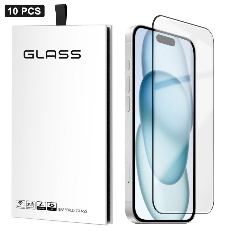 10 pezzi Pellicola in vetro temperato ad alto contenuto di alluminio, ultra sottile, con serigrafia HD a ultrasuoni, spessore 0,18 mm, For iPhone 17e / 16e, For iPhone 17 Pro Max, For iPhone 17 Pro, For iPhone 17, For iPhone Air, For iPhone 16 Pro Max ...