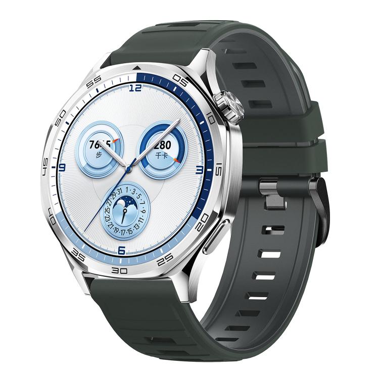 Cinturino per orologio in silicone bicolore a righe con fibbia ad ardiglione nera., 22mm
