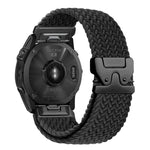Cinturino in nylon intrecciato con fibbia a sgancio rapido tipo paracadute., For Gamin 22mm, For Gamin 26mm