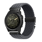 Cinturino in nylon intrecciato con fibbia a sgancio rapido tipo paracadute., For Gamin 22mm, For Gamin 26mm