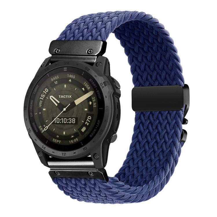 Cinturino in nylon intrecciato con fibbia a sgancio rapido tipo paracadute., For Gamin 22mm, For Gamin 26mm