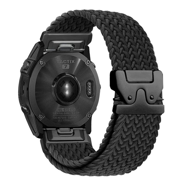 Cinturino in nylon intrecciato con fibbia a sgancio rapido tipo paracadute., For Gamin 20mm