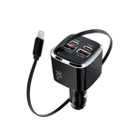 Cavo Type-C 40 cm con caricabatterie auto USB PD3.0 QC3.0