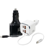 Cavo Type-C 40 cm con caricabatterie auto USB PD3.0 QC3.0