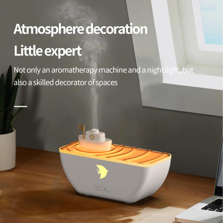 Umidificatore a ultrasuoni, diffusore di aromi Creative Little Boat, Little Boat