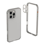 Custodia Armor con telaio in metallo antiscivolo su entrambi i lati e copriobiettivo., For iPhone 16 Plus, For iPhone 15 Pro Max, For iPhone 15 Pro, For iPhone 15 Plus