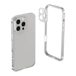 Custodia Armor con telaio in metallo antiscivolo su entrambi i lati e copriobiettivo., For iPhone 14 Pro Max, For iPhone 13 Pro Max, For iPhone 13 Pro, For iPhone 13