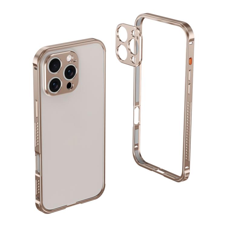 Custodia Armor con telaio in metallo antiscivolo su entrambi i lati e copriobiettivo., For iPhone 14 Pro Max, For iPhone 13 Pro Max, For iPhone 13 Pro, For iPhone 13
