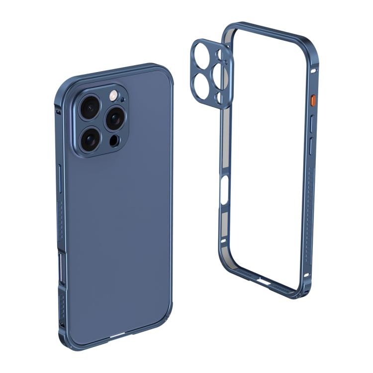 Custodia Armor con telaio in metallo antiscivolo su entrambi i lati e copriobiettivo., For iPhone 14 Pro Max, For iPhone 13 Pro Max, For iPhone 13 Pro, For iPhone 13