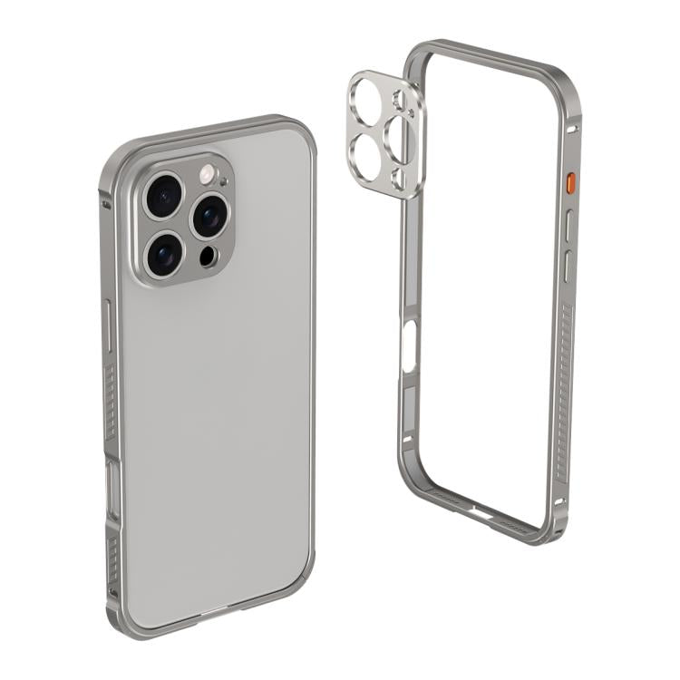 Custodia Armor con telaio in metallo antiscivolo su entrambi i lati e copriobiettivo., For iPhone 14 Pro Max, For iPhone 13 Pro Max, For iPhone 13 Pro, For iPhone 13