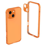 Custodia Armor con telaio in metallo antiscivolo su entrambi i lati e copriobiettivo., For iPhone 14 Pro Max, For iPhone 13 Pro Max, For iPhone 13 Pro, For iPhone 13