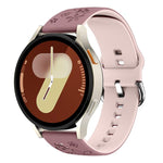 Cinturino per orologio in silicone bicolore inciso, 18mm, 20mm