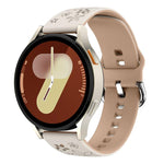 Cinturino per orologio in silicone bicolore inciso, 18mm, 20mm