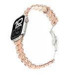 Cinturino per orologio in lega di zinco con chiusura a farfalla e motivo a spina di drago., For Apple Watch 46mm / 49mm / 45mm / 44mm, For Apple Watch 42mm / 41mm / 40mm / 38mm