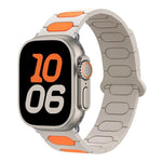 Cinturino ovale magnetico in silicone per orologio, For Apple Watch 46mm / 49mm / 45mm / 44mm, For Apple Watch 42mm / 41mm / 40mm / 38mm