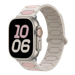 Cinturino ovale magnetico in silicone per orologio, For Apple Watch 46mm / 49mm / 45mm / 44mm, For Apple Watch 42mm / 41mm / 40mm / 38mm