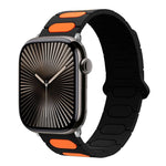 Cinturino ovale magnetico in silicone per orologio, For Apple Watch 46mm / 49mm / 45mm / 44mm, For Apple Watch 42mm / 41mm / 40mm / 38mm
