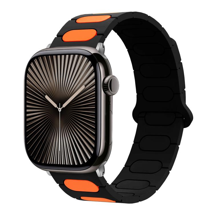 Cinturino ovale magnetico in silicone per orologio, For Apple Watch 46mm / 49mm / 45mm / 44mm, For Apple Watch 42mm / 41mm / 40mm / 38mm