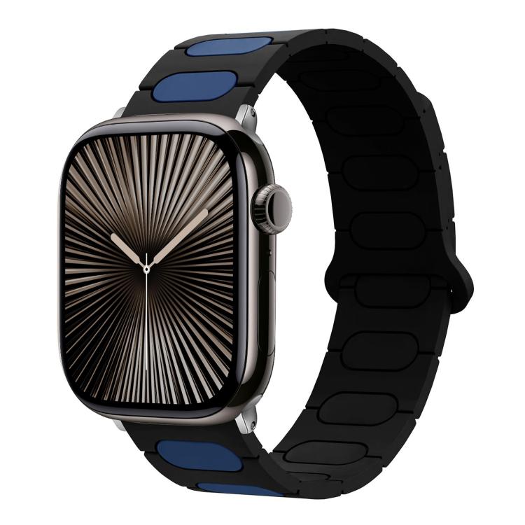 Cinturino ovale magnetico in silicone per orologio, For Apple Watch 46mm / 49mm / 45mm / 44mm, For Apple Watch 42mm / 41mm / 40mm / 38mm
