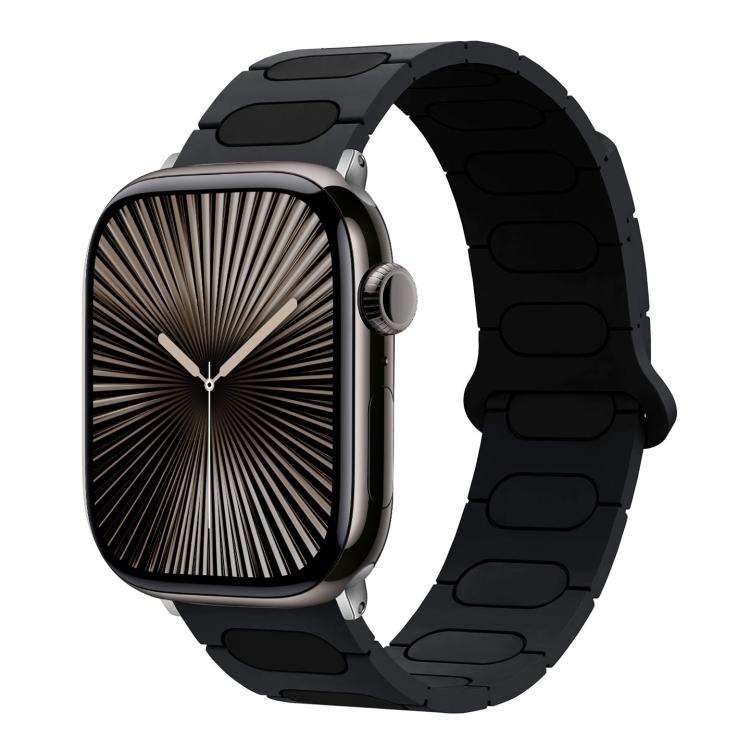 Cinturino ovale magnetico in silicone per orologio, For Apple Watch 46mm / 49mm / 45mm / 44mm, For Apple Watch 42mm / 41mm / 40mm / 38mm