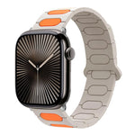 Cinturino ovale magnetico in silicone per orologio, For Apple Watch 46mm / 49mm / 45mm / 44mm, For Apple Watch 42mm / 41mm / 40mm / 38mm