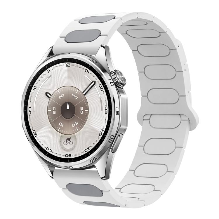 Cinturino ovale magnetico in silicone per orologio, 18mm, 20mm, 22mm