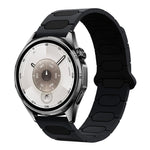 Cinturino ovale magnetico in silicone per orologio, 18mm, 20mm, 22mm
