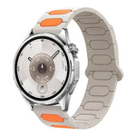 Cinturino ovale magnetico in silicone per orologio, 18mm, 20mm, 22mm