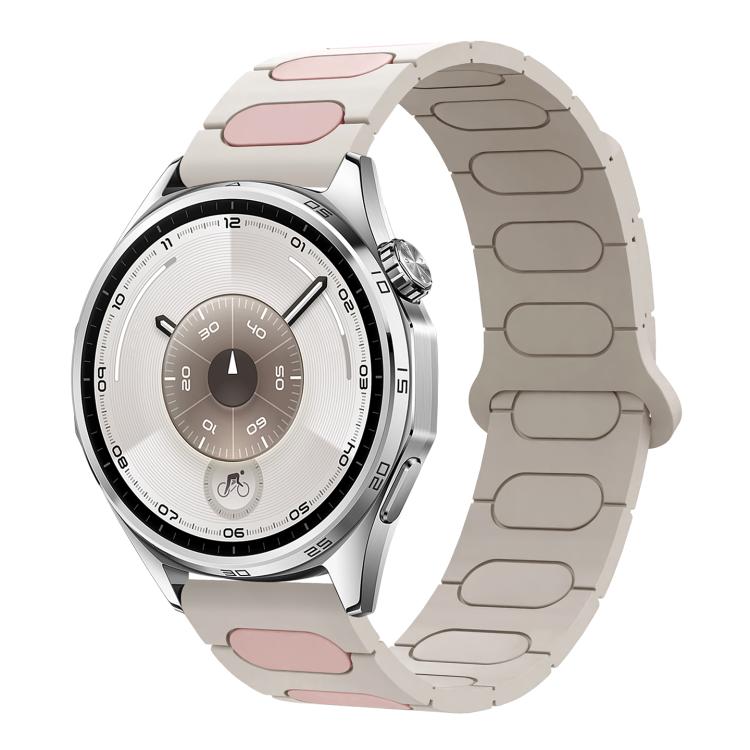 Cinturino ovale magnetico in silicone per orologio, 18mm, 20mm, 22mm