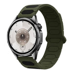 Cinturino ovale magnetico in silicone per orologio, 18mm, 20mm, 22mm