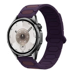 Cinturino ovale magnetico in silicone per orologio, 18mm, 20mm, 22mm