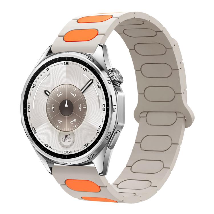 Cinturino ovale magnetico in silicone per orologio, 18mm, 20mm, 22mm