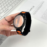 Cinturino ovale magnetico in silicone per orologio, 18mm, 20mm, 22mm