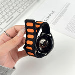 Cinturino ovale magnetico in silicone per orologio, 18mm, 20mm, 22mm