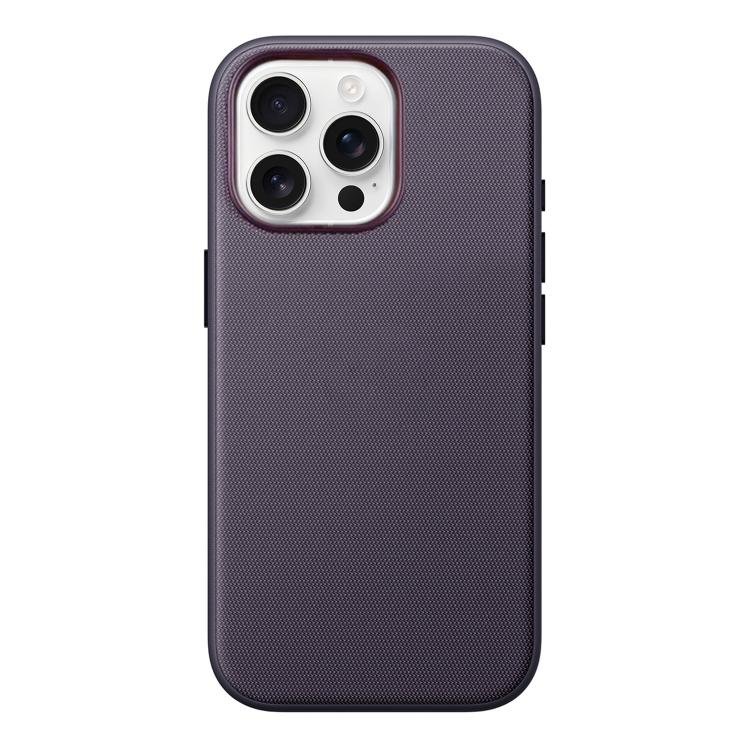 Custodia magnetica in TPU con texture Tech Fabric ufficiale, senza pulsante per fotocamera AI., For iPhone 15 Pro, For iPhone 15, For iPhone 14, For iPhone 14 Pro